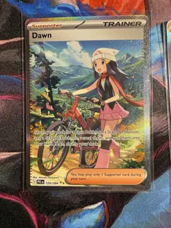 Pokemon 4 Card Lot ,Charizard, Dawn, Typhlosion & Punk Helmet. Phantasmal Flames - Image 3