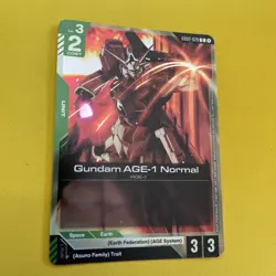 Gundam TCG Card Game *Gundam Age-1 Normal* Store Tournament Promo *English - Image 2