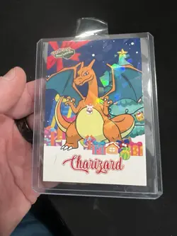 Pokemon Merry Christmas Card Database - Christmas Charizard - Image 1