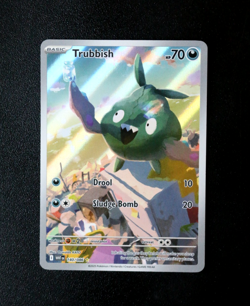 Pokemon Card - Trubbish 140/086 - White Flare English - Illustration Rare - NM ⭐ - Image 1