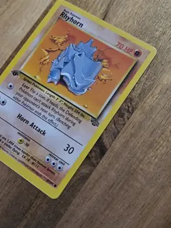 Rhyhorn 1st Edition - NEAR MINT- #61/64 - Jungle Set 1999 - Pokemon Card WoTC - Image 4