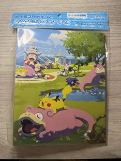 Slowpoke Pokemon Center Japan 4-Pocket Collection File Card Game Kagawa Sealed - Image 1