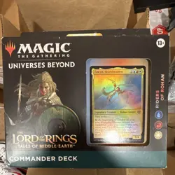 Magic: The Gathering Lord of the Rings Riders of Rohan Commander Deck 100 Cards - Image 1