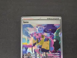 Pokemon Paldean Fates Iono Trainer Card 237/091 Raw Single Card Sir - Image 3