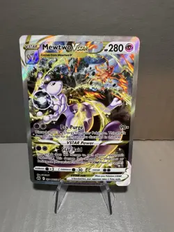 Pokemon Card - Mewtwo VSTAR GG44/GG70 Crown Zenith: Galarian Gallery Holo NM - Image 1