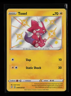 Toxel SV041/SV122 Shiny Holo Rare Shining Fates: Shiny Vault Pokemon Card - Image 1