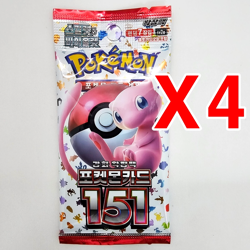 8(4+4) PACKS 151+Surging Sparks Pokemon TCG Cards Booster Factory Sealed KOREAN - Image 2