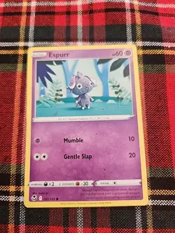 ASAKO ITO - Espurr Common 081/195 - Silver Tempest Pokemon TCG Card - Image 1