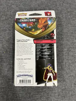 Pokemon Charizard Theme Deck Sealed 60 Cards Metallic Coin Playmat English - Image 2