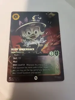 Webby Vanderquack - Junior Prospector (Enchanted) 229/204 Whispers in the... - Image 1