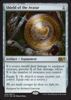 1 x Shield of the Avatar - Magic 2015 - NM-Mint - MTG - Image 1