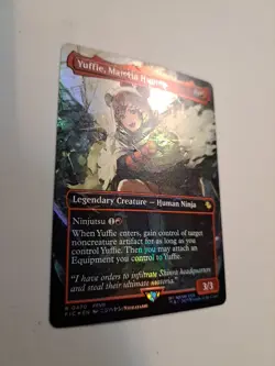 MTG: Yuffie, Materia Hunter (Borderless) (Chocobo Track Foil)(LP): Final Fantasy - Image 3