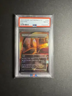 2023 Magic Lord Of The Rings 0366 Bag End Borderless Foil PSA 8 Pop 3, 2 Higher - Image 1