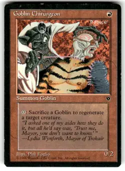 MTG Magic the Gathering Fallen Empires Goblin Chirurgeon 324 - Image 1