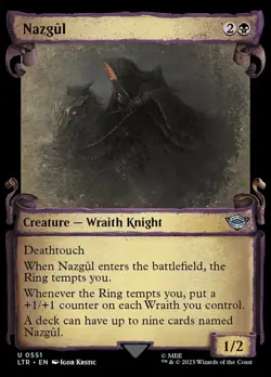 [1x] Nazgul (0551) - Foil - Showcase Scrolls Near Mint, English Lord of the Ring - Image 1