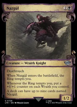 [1x] Nazgul (0728) - Foil - Showcase Scrolls Near Mint, English Lord of the Ring - Image 1