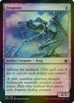 MTG Frogmite Foil ** Modern Masters 2015 ** English (HP) - Image 1