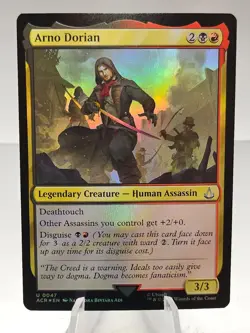 1x - Arno Dorian - FOIL - Assassin's Creed - UC NM MTG - Image 1