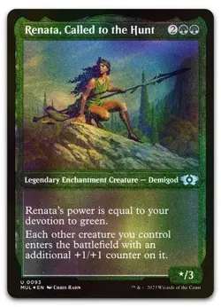 Renata, Called to the Hunt (Foil Etched) #93 NM March of the Machine Magic MTG - Image 1