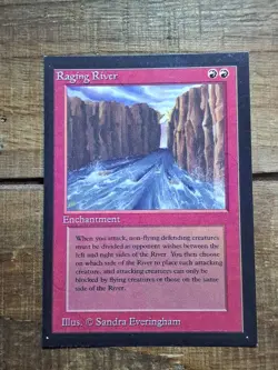 1993 RAGING RIVER Magic the Gathering Collector's Edition CE MTG Sharp Corners - Image 1