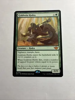 Goldvein Hydra - Outlaws of Thunder Junction MTG Plus Bonus Rare!!! - Image 1