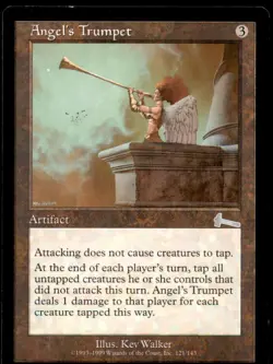 Angel's Trumpet LP Light Play Urza's Legacy MTG [9173] - Image 1
