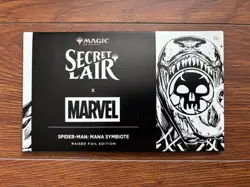 MTG Secret Lair x Marvel's Spider-Man: Mana Symbiote Raised Foil Edition Sealed - Image 1