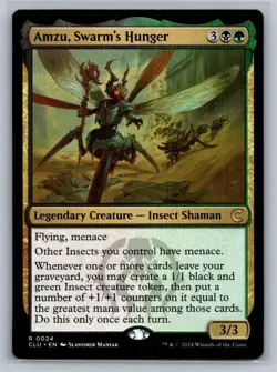 Magic: The Gathering -RAVNICA CLUE- Amzu, Swarm's Hunger (RARE) #24 - Image 1