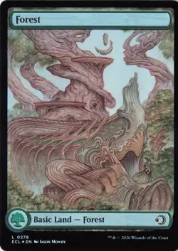 Forest (0278) Lorwyn Eclipsed Foil NM 278 - Image 1