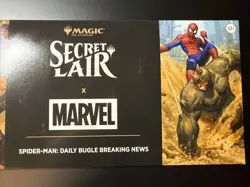Magic the Gathering Secret Lair x Spider-Man: Daily Bugle Breaking News Non-Foil - Image 1