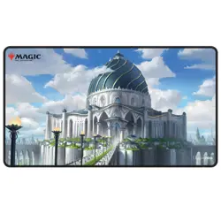 MAGIC THE GATHERING The Biblioplex, Strixhaven Stitched Playmat IN BOX ULTRA PRO - Image 1