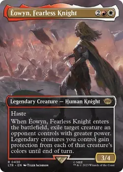 MTG - Eowyn, Fearless Knight - Borderless - Lord of the Rings - Magic - Image 1
