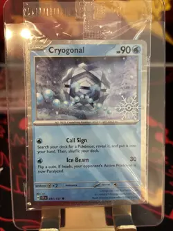 Pokemon TCG - S&V - Surging Sparks - Cryogonal - 047/191 - Snowflake Promo - Image 1