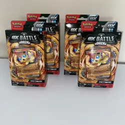 Pokemon Cards (x4) EX Battle Deck Lot VICTINI EX (60-Card Battle Deck - Image 1