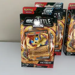 Pokemon Cards (x4) EX Battle Deck Lot VICTINI EX (60-Card Battle Deck - Image 2