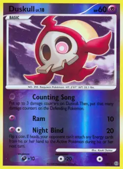 Duskull - SH2/3 - Rare Holo - Reverse Holo LP, English Pokemon Stormfront - Image 1