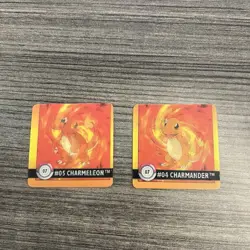 Artbox Action Flipz Pokemon Premier Edition 07 Charmander Charmeleon Lenticular - Image 1