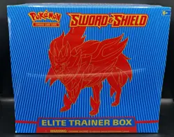 Pokemon Zamazenta Sword and Shield ETB Elite Trainer Box New Factory Sealed - Image 1