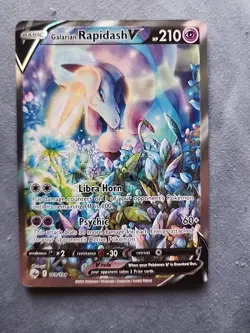 Galarian Rapidash V - 168/198 - Pokemon Chilling Reign Alternate Art Rare NM - Image 1