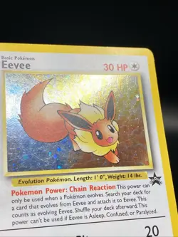 Pokemon TCG Eevee #11 Black Star Holo Promo - Image 2