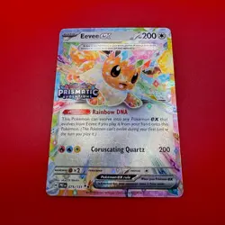 Pokemon Eevee EX 75/131 Stamped Prismatic Evolutions Surprise Promo - Image 1