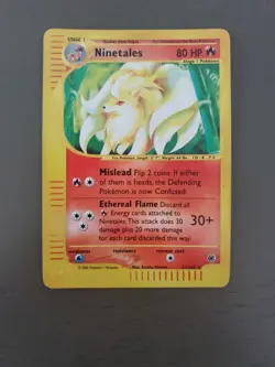Pokemon TCG Ninetales Expedition Base Set 21/165 Regular Holo Rare Free Shipping - Image 1