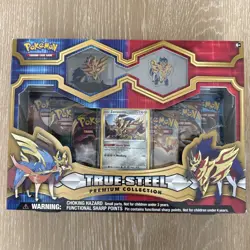 Pokemon True Steel Premium Collection Complete Set of 2 Zacian and Zamazenta - Image 2