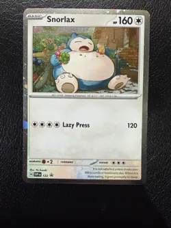 Pokemon TCG: Snorlax 122 Promo NM With SWIRL - Image 1