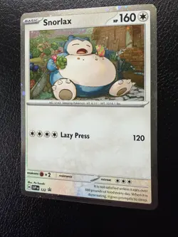 Pokemon TCG: Snorlax 122 Promo NM With SWIRL - Image 3