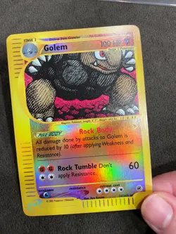 Golem 14/165 Reverse Holo Expedition Set eReader Pokemon TCG NM - Image 2