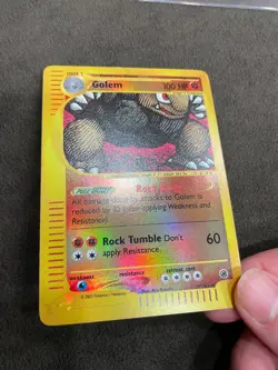 Golem 14/165 Reverse Holo Expedition Set eReader Pokemon TCG NM - Image 4