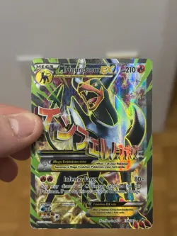 M Houndoom EX Full Art 154/162 XY Breakthrough Holo HP Pokemon TCG - Image 1