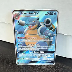Pokemon - TCG Blastoise GX Holo Ultra Rare SM189 Promo 2019 Foil - Image 1