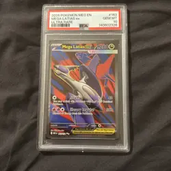 2025 Pokemon Meg En-Mega Evolution #163 Mega Latias Ex Ultra PSA 10 New Cert - Image 1